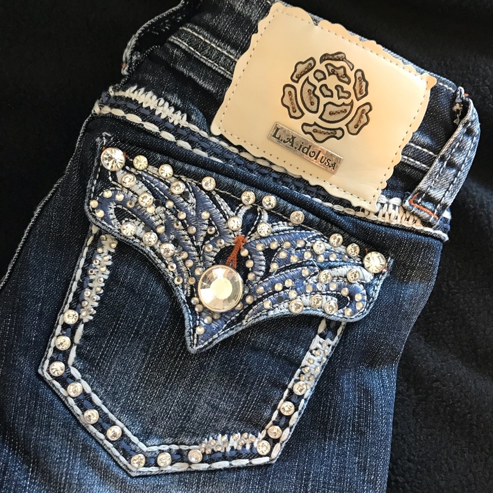 LA Idol boot cut jeans